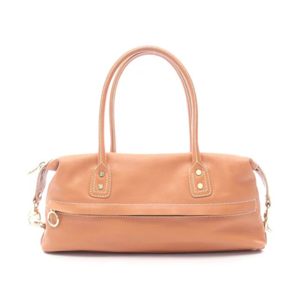 Celine Macadam handbag leather brown